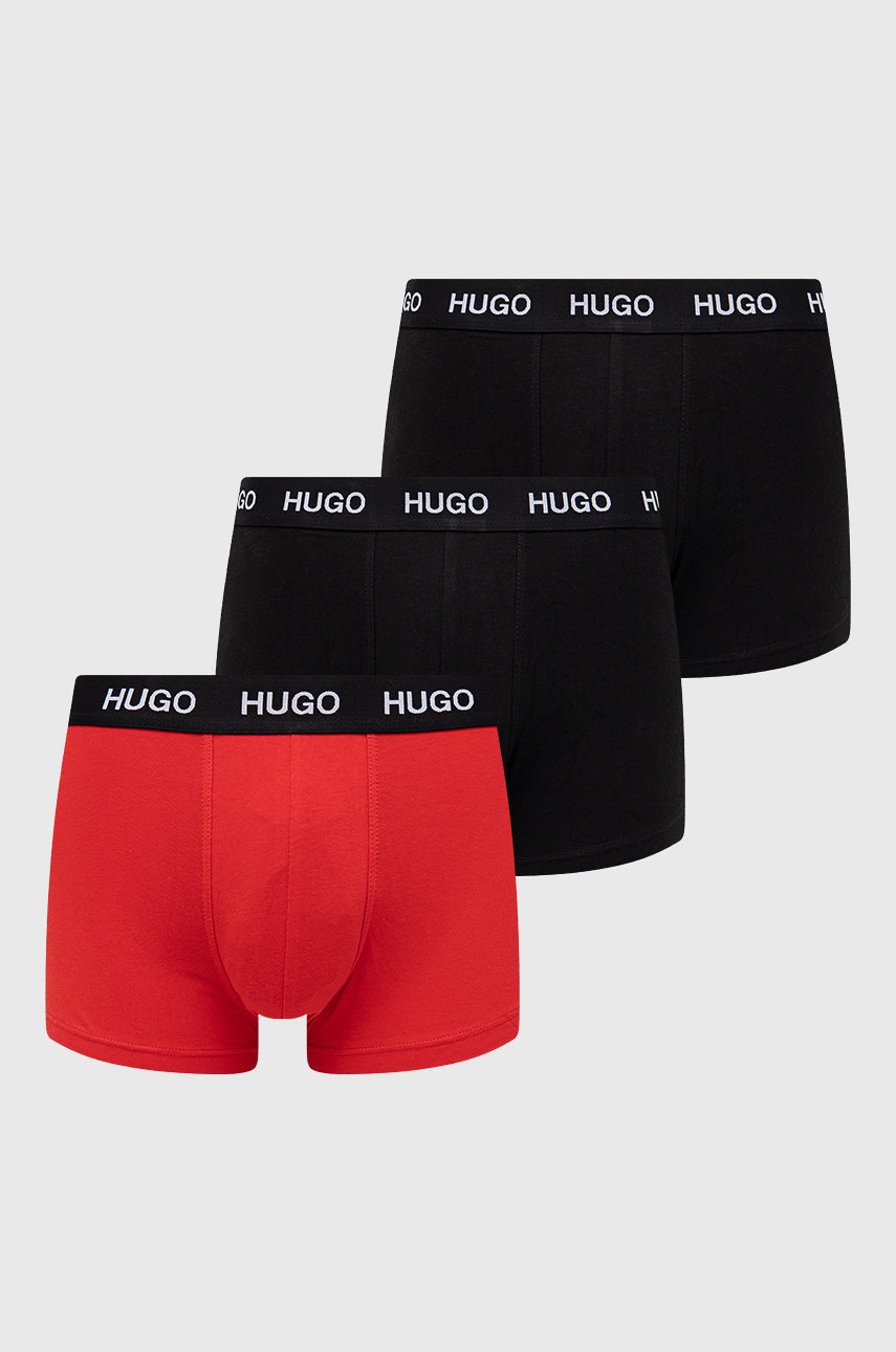 

Hugo - Боксерки (3 чифта) (3-pack), Червен