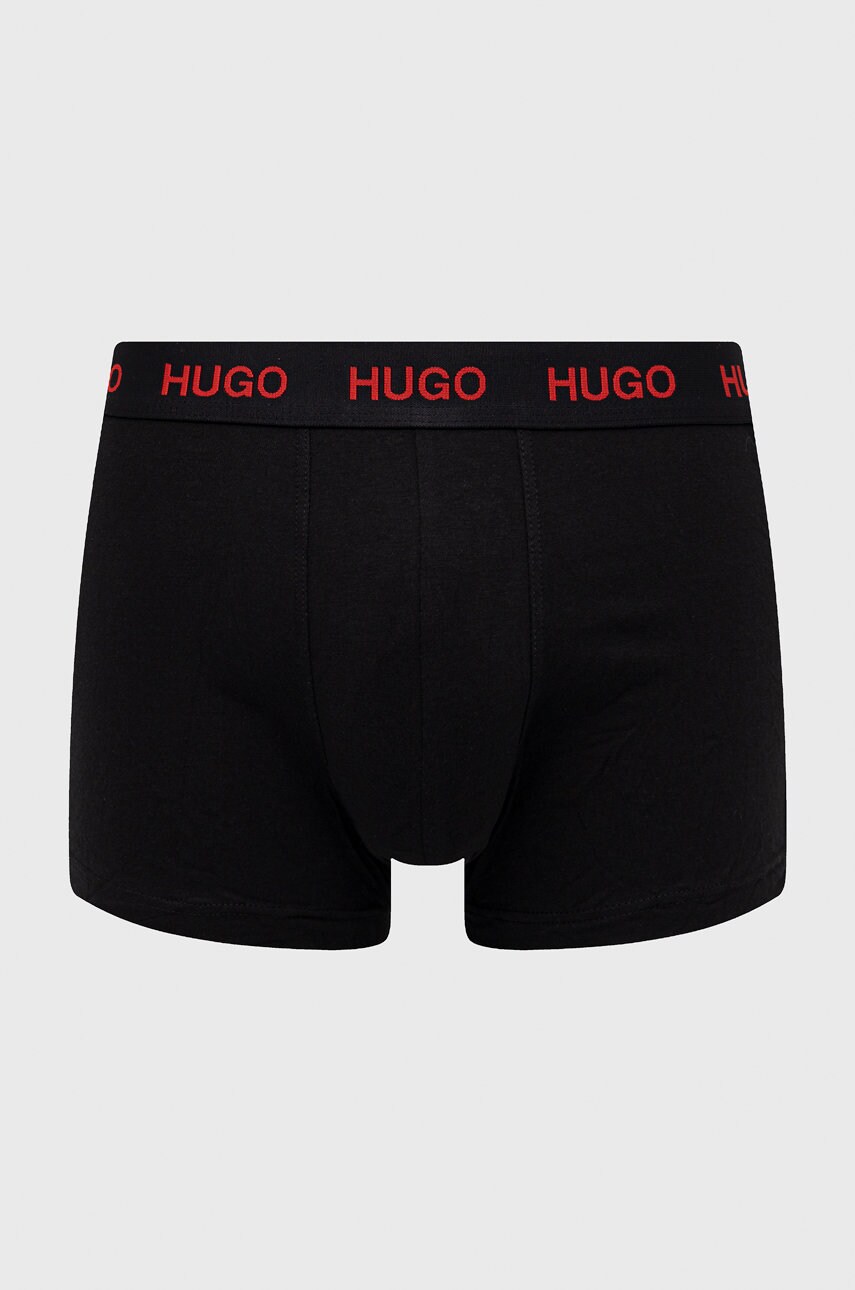 

Боксери Hugo (3-pack) чоловічі колір чорний