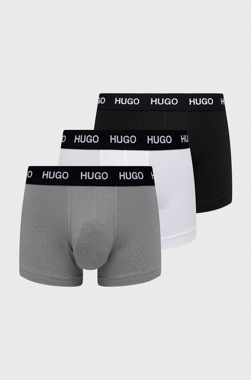 

Боксерки Hugo (3-pack) мъжки в черно, Черен