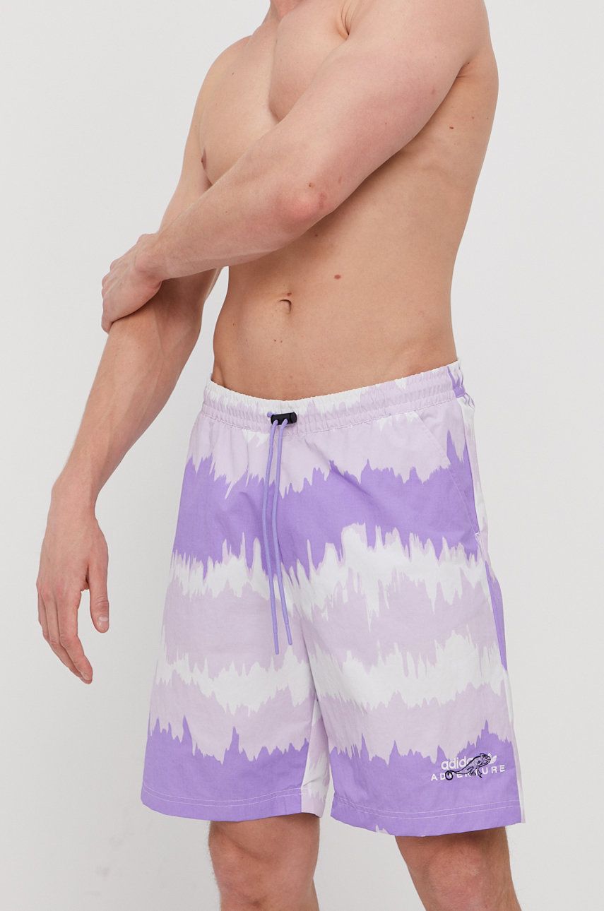 Adidas Originals Szorty kąpielowe kolor fioletowy