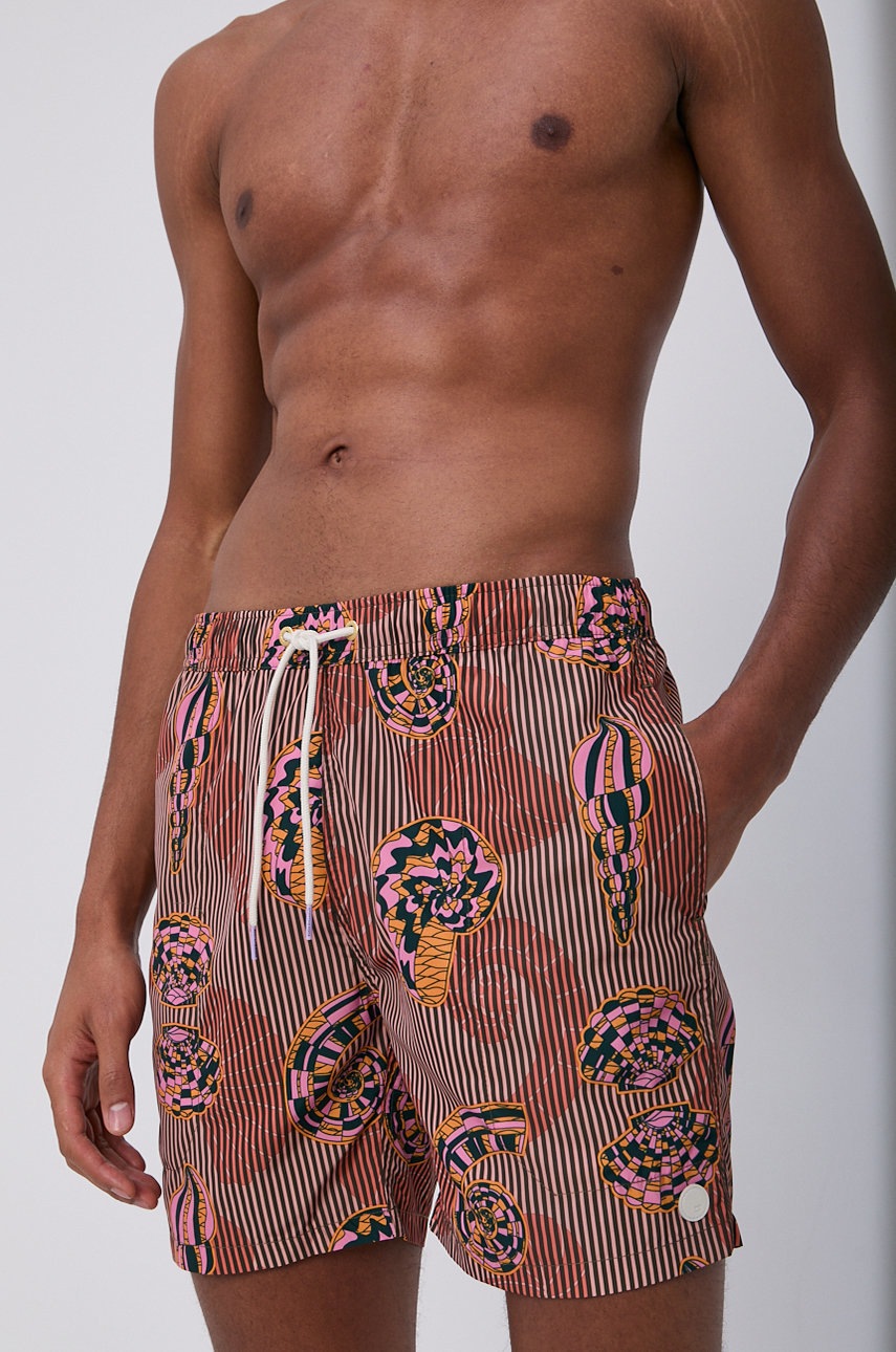 

Купальные шорты Scotch & Soda цвет оранжевый