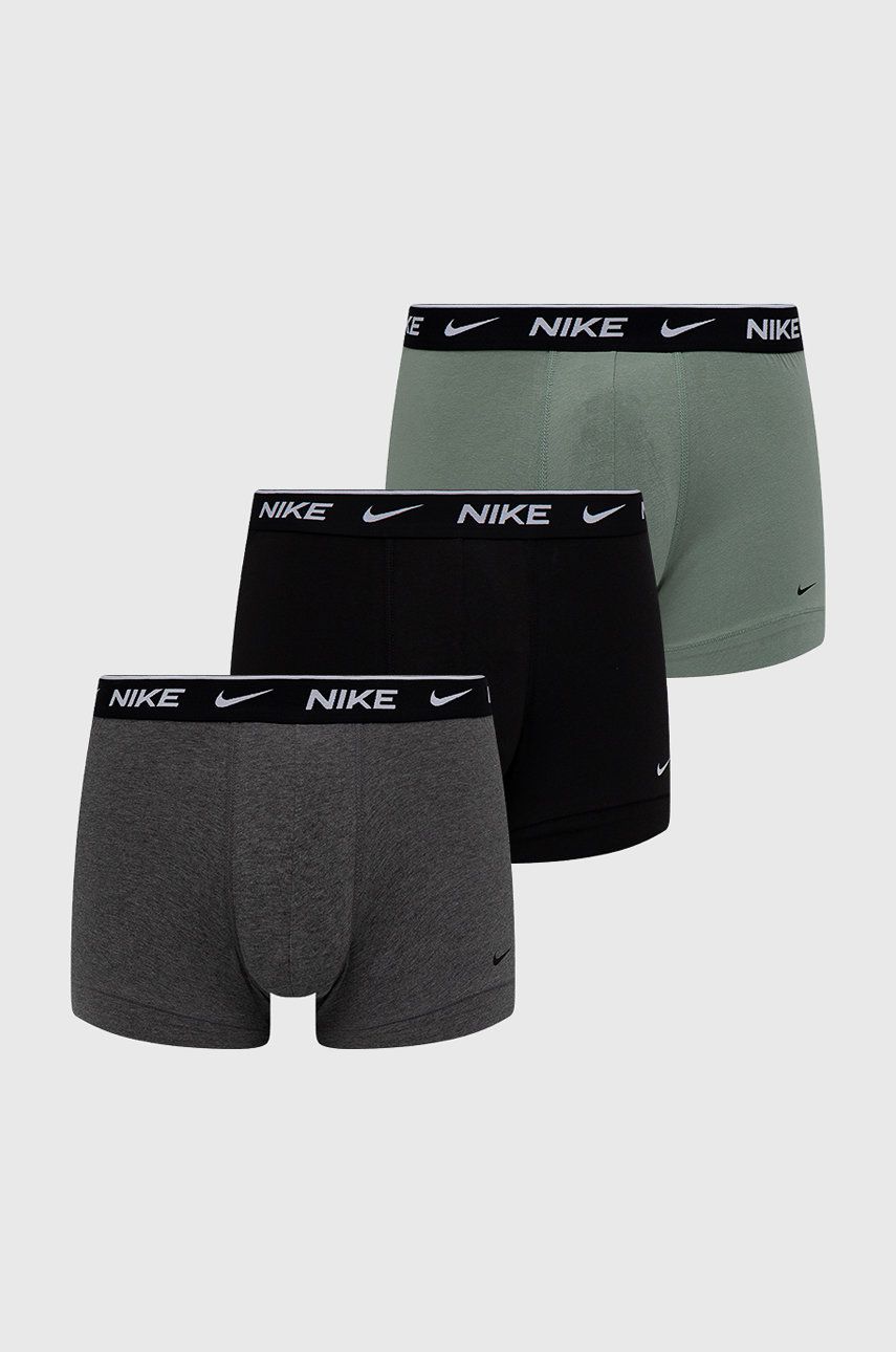Nike bokserki (3-pack) kolor szary