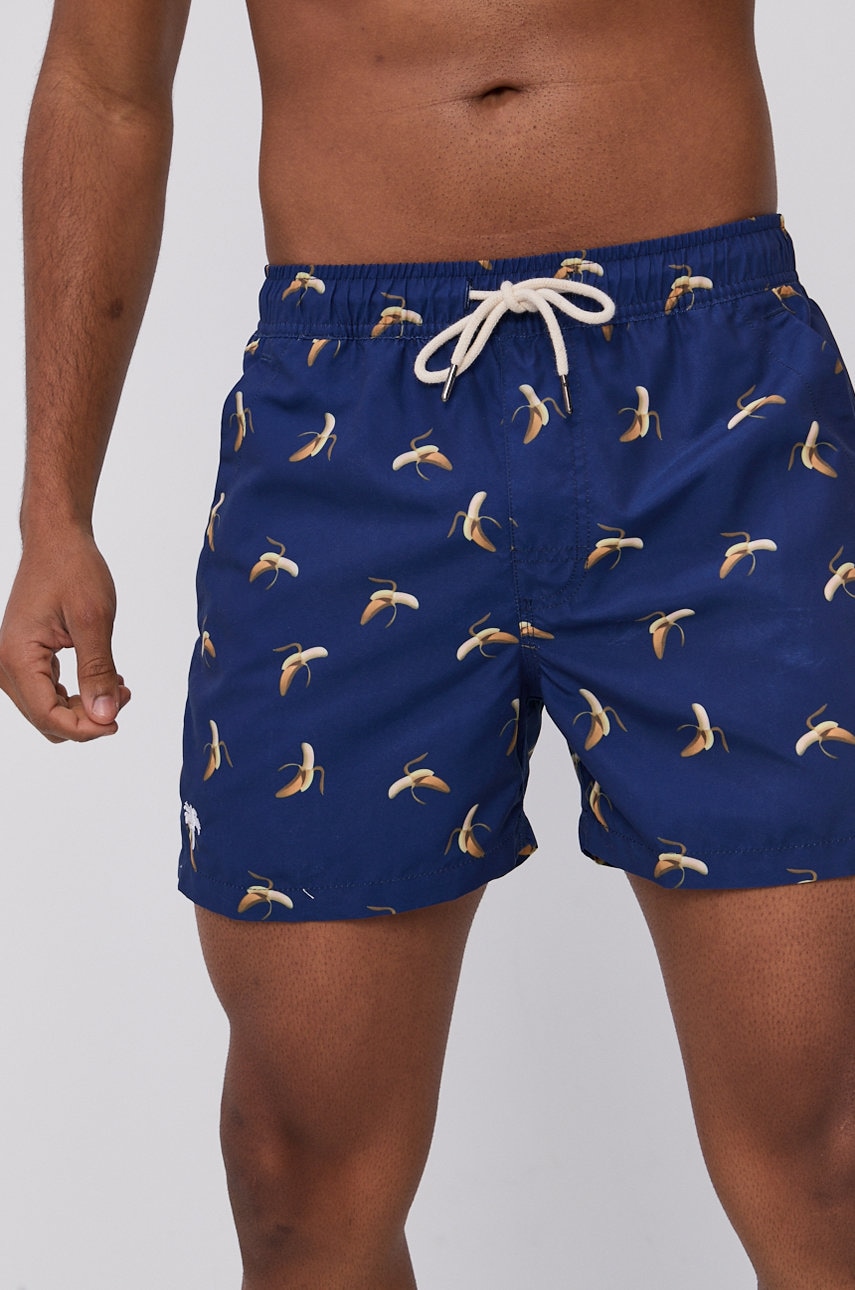 OAS Pantaloni scurți de baie culoarea albastru marin