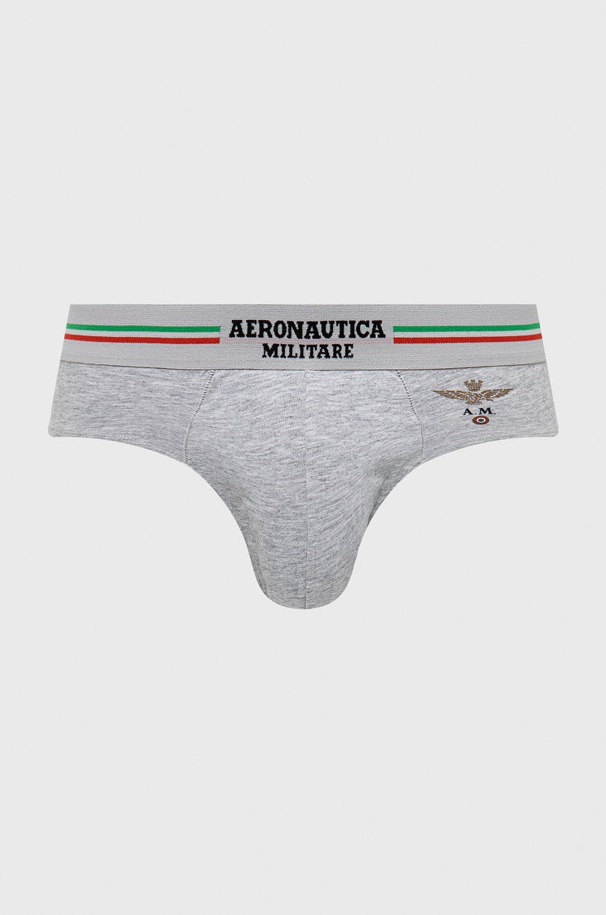 

Слипы Aeronautica Militare (2-pack) мужское цвет серый
