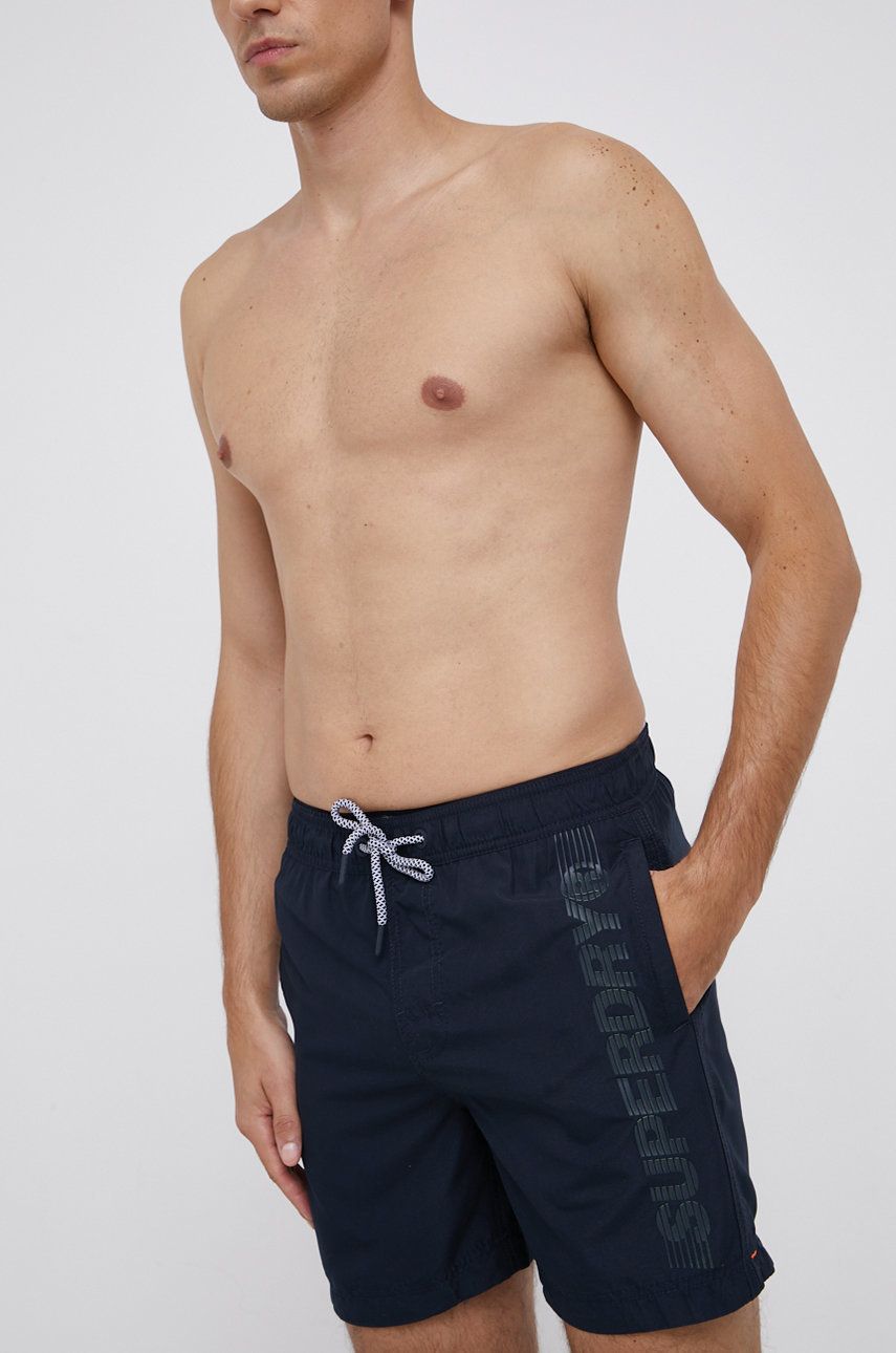 Superdry Pantaloni scurți de baie culoarea albastru marin answear imagine noua