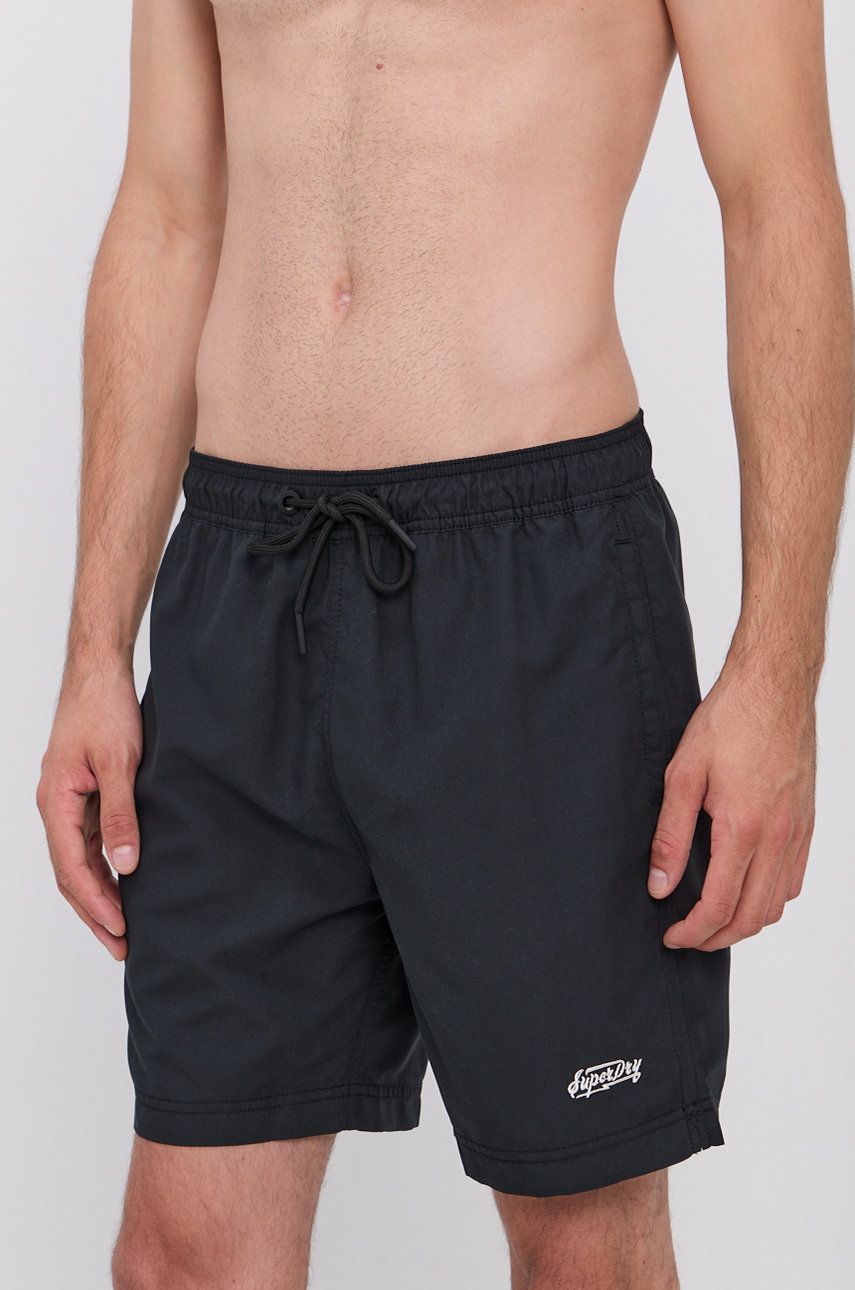 Superdry Pantaloni scurți de baie culoarea negru answear imagine noua