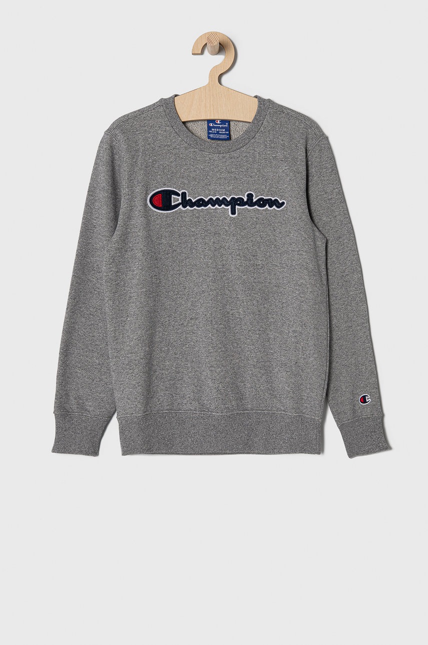 

Детски суичър Champion 305251 в сиво с апликация, Сив