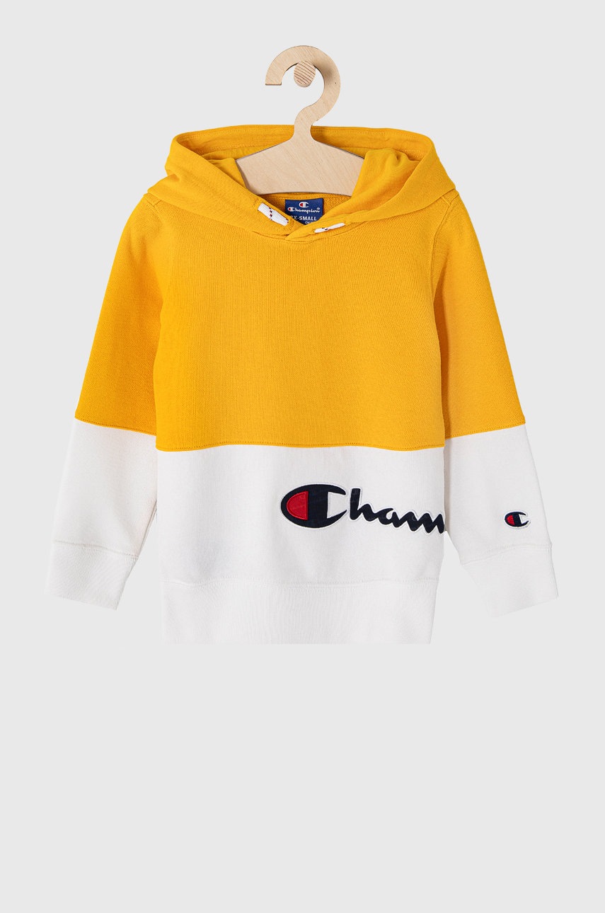

Детски суичър Champion 305256 в жълто с апликация, Жълт