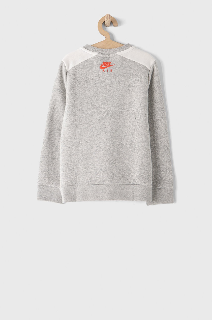 

Дитяча кофта Nike Kids колір сірий з аплікацією