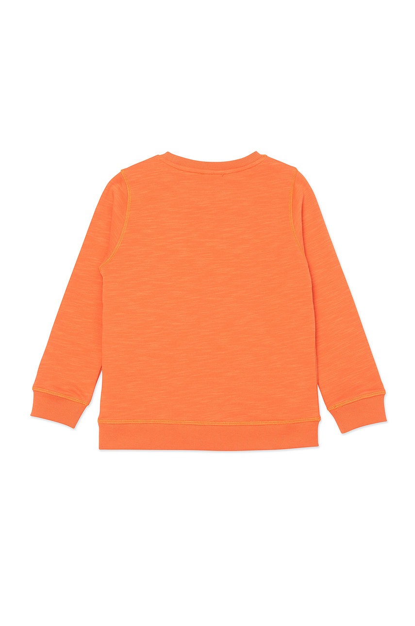 

Детская кофта Kenzo Kids цвет оранжевый с принтом