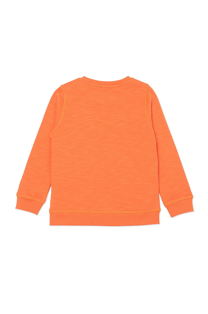 

Детская кофта Kenzo Kids цвет оранжевый с принтом