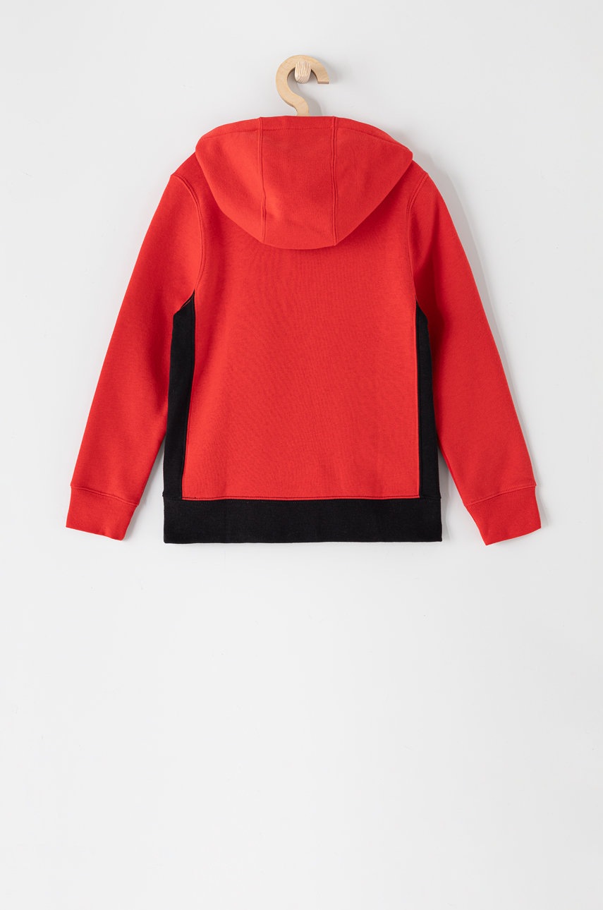 

Детская кофта Nike Kids цвет красный гладкая