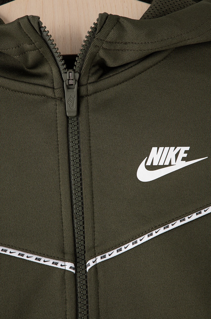 

Дитяча кофта Nike Kids колір зелений гладка