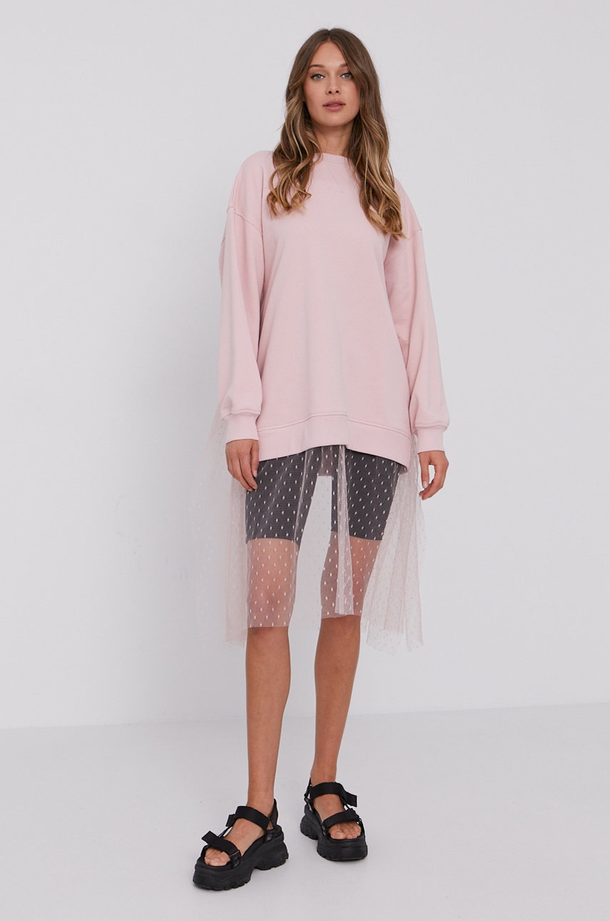 

Кофта Red Valentino женская цвет розовый гладкая