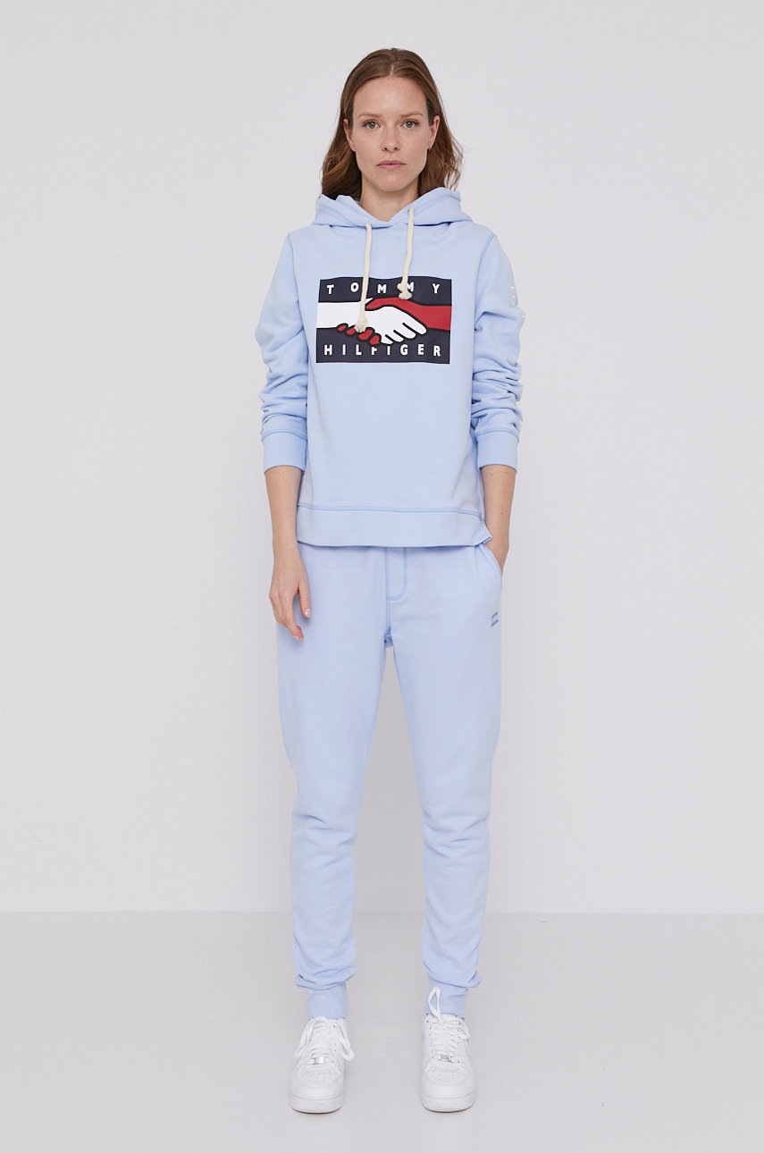 

Бавовняна кофта Tommy Hilfiger жіноча з принтом