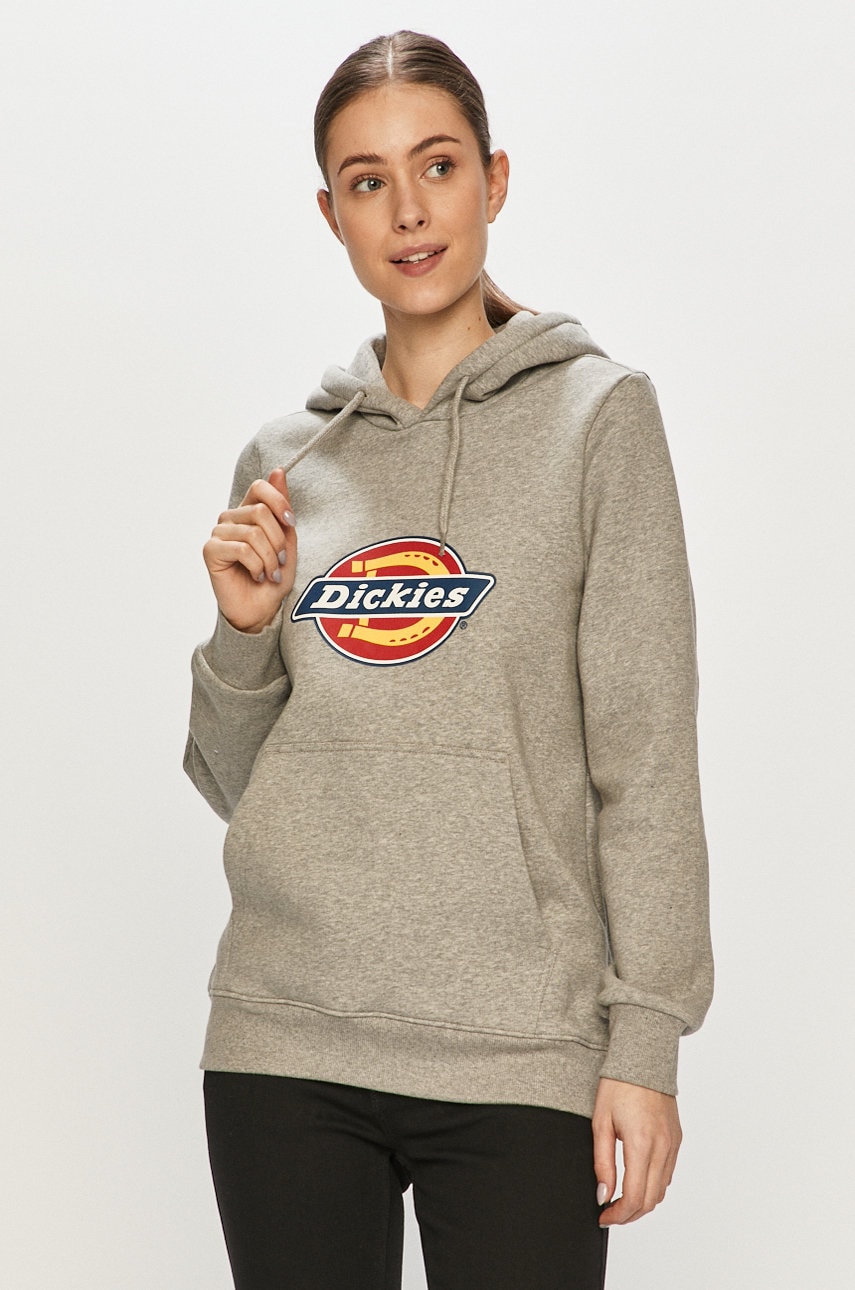 Dickies Bluza Femei, Culoarea Gri, Cu Imprimeu Dk0a4xccgym-greymelang