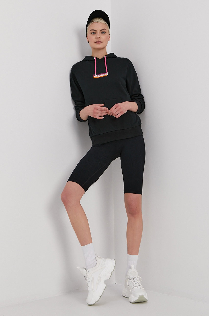 

Кофта Ellesse женская цвет чёрный с аппликацией