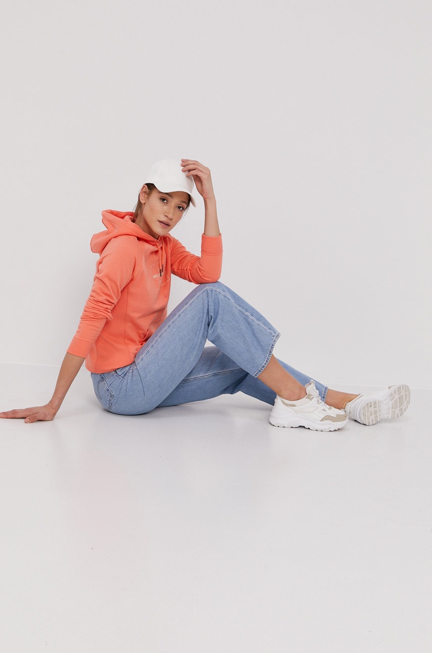 

Кофта Helly Hansen жіноча колір рожевий з принтом