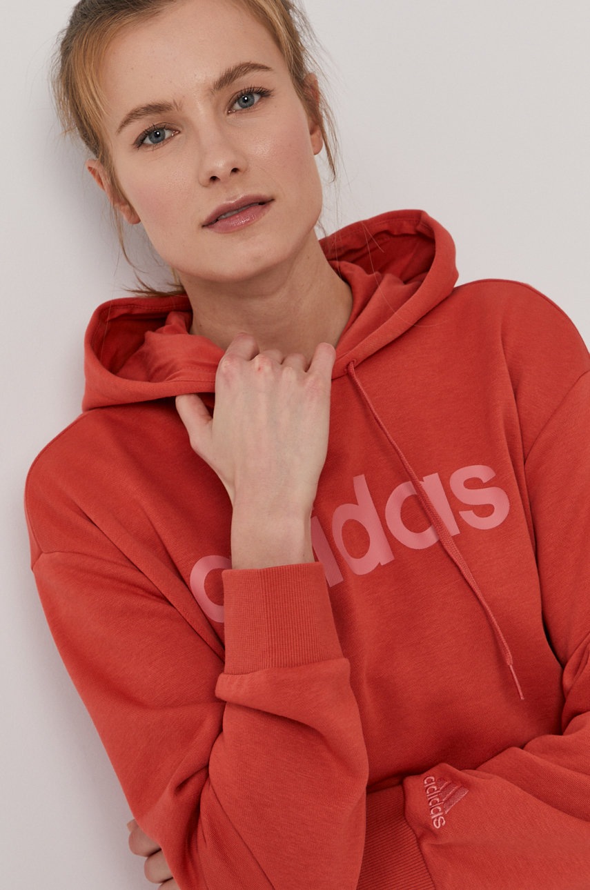 

Кофта adidas женская цвет розовый с принтом