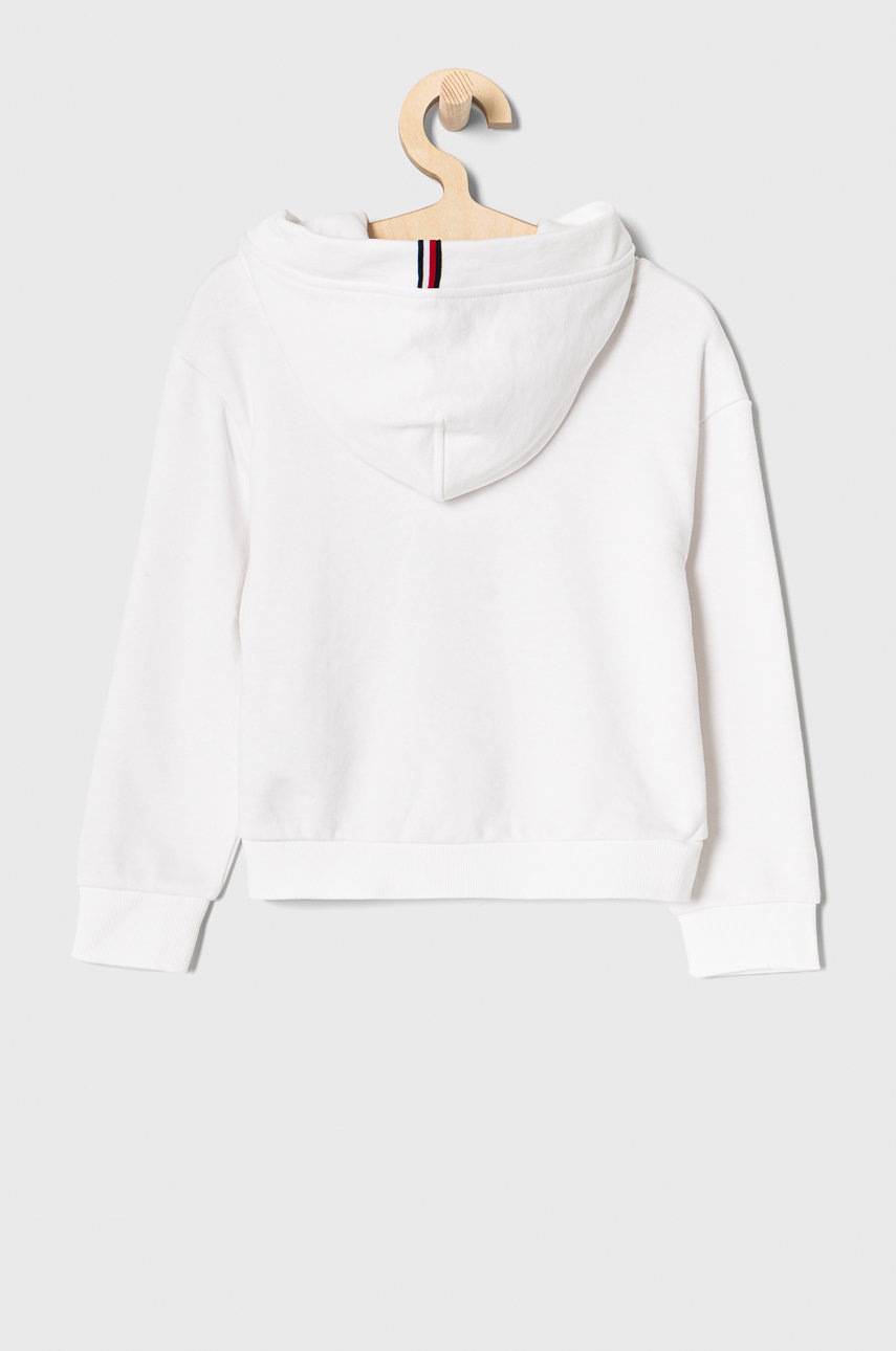 

Дитяча кофта Tommy Hilfiger колір білий з принтом