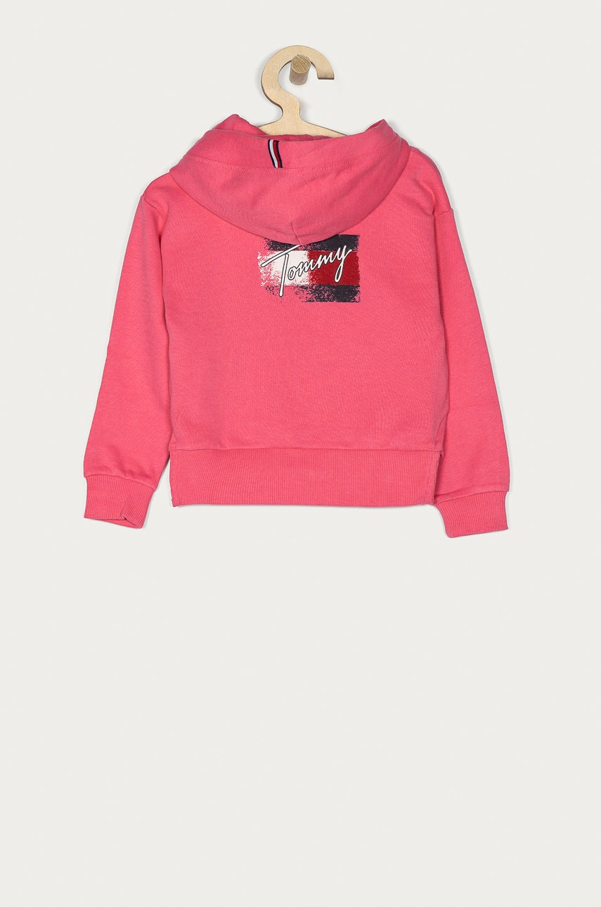 

Дитяча кофта Tommy Hilfiger колір фіолетовий з принтом