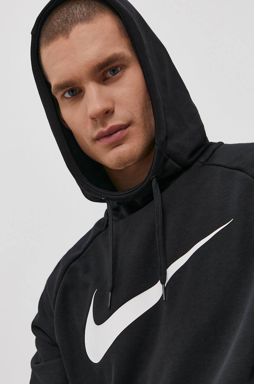 

Кофта Nike чоловіча колір чорний з принтом