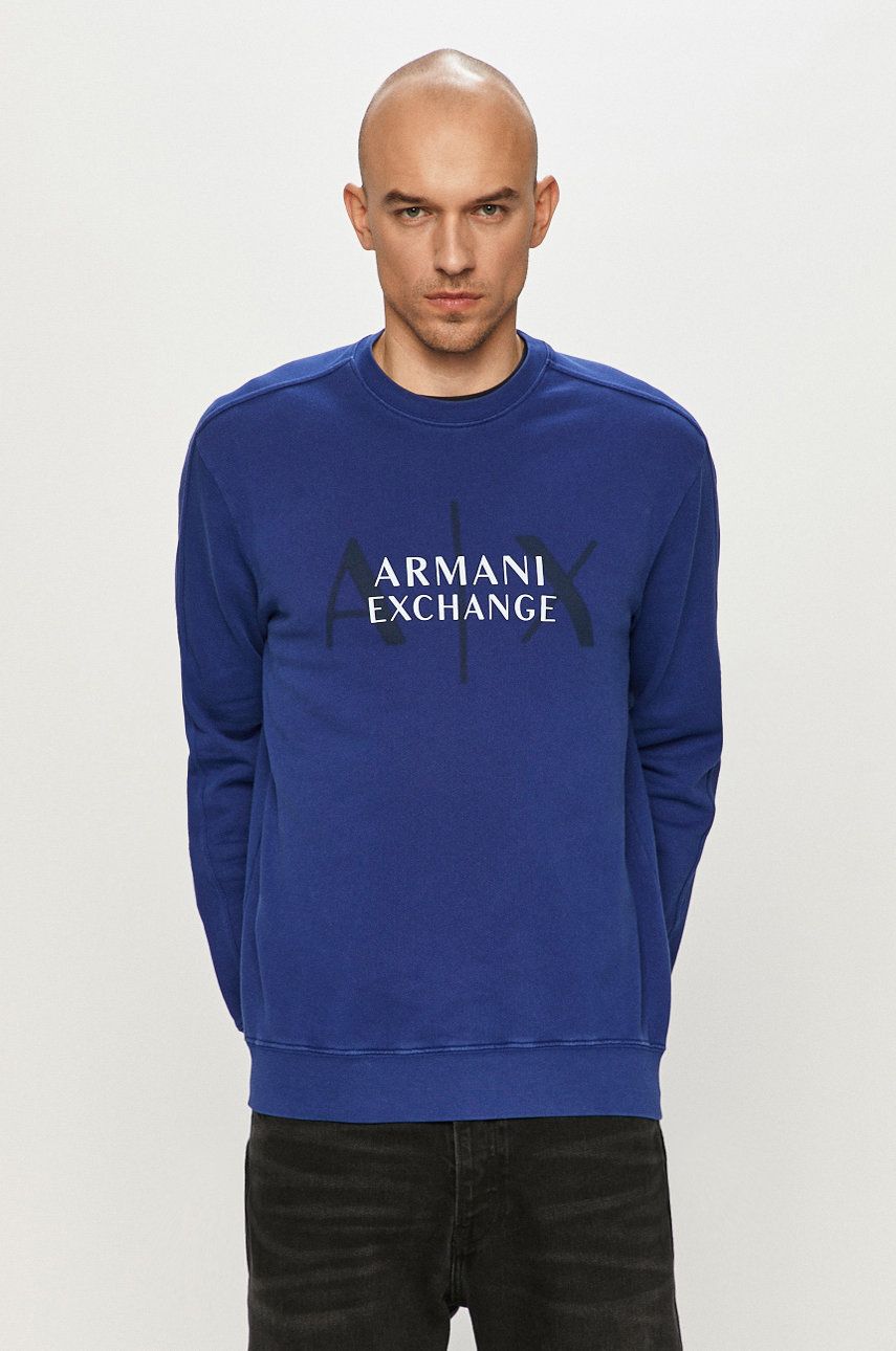Armani Exchange – Hanorac de bumbac answear.ro imagine Black Friday 2021