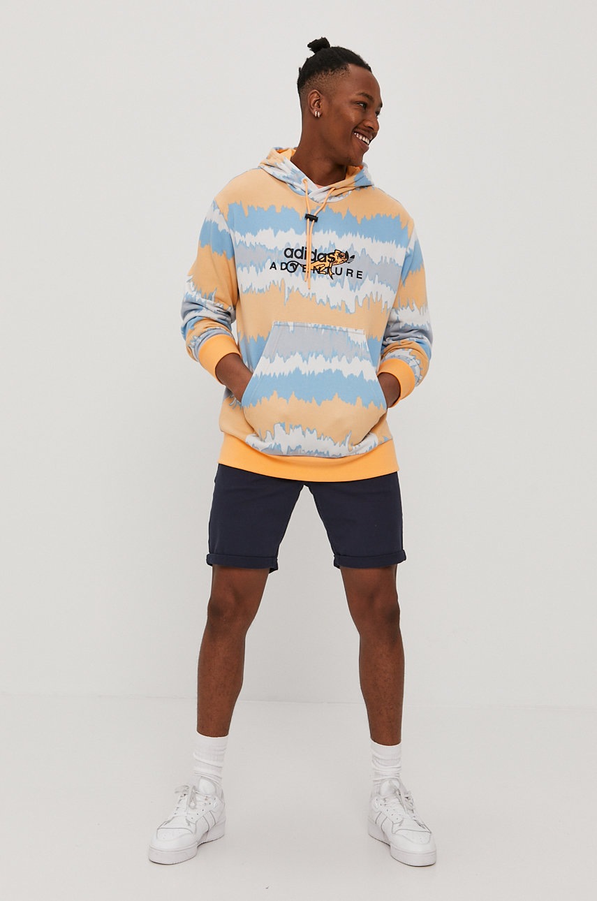 

Хлопковая кофта adidas Originals мужская с узором