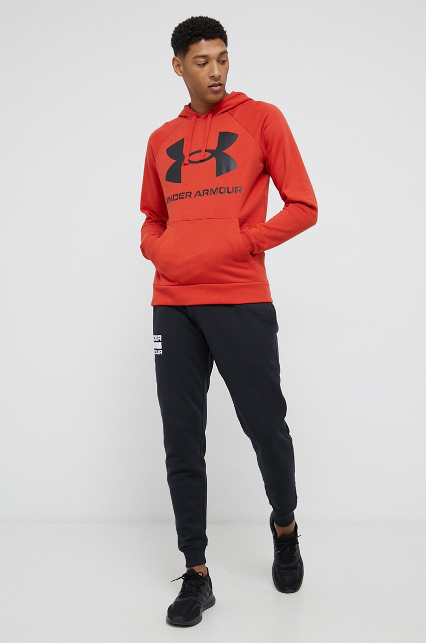 

Кофта Under Armour чоловіча колір червоний з принтом
