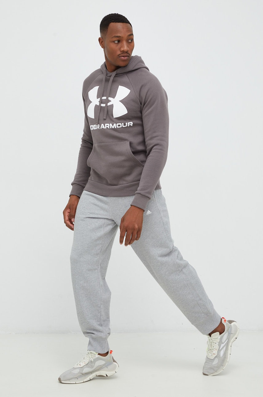 

Кофта Under Armour мужская цвет коричневый с принтом