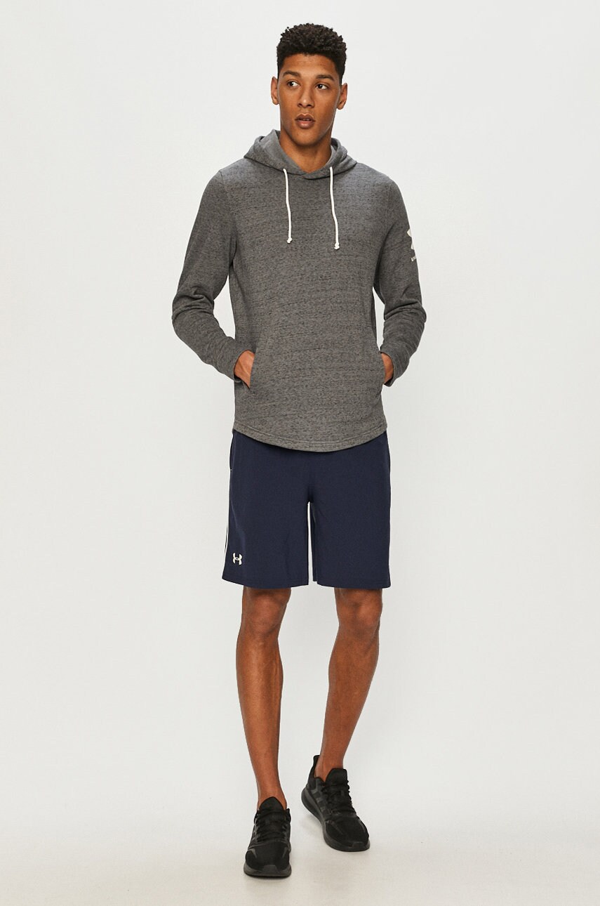 

Кофта Under Armour 1361554 мужская цвет серый меланж