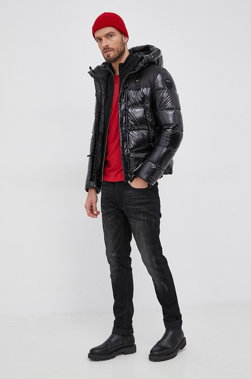 

Кофта Gant мужская цвет чёрный гладкая