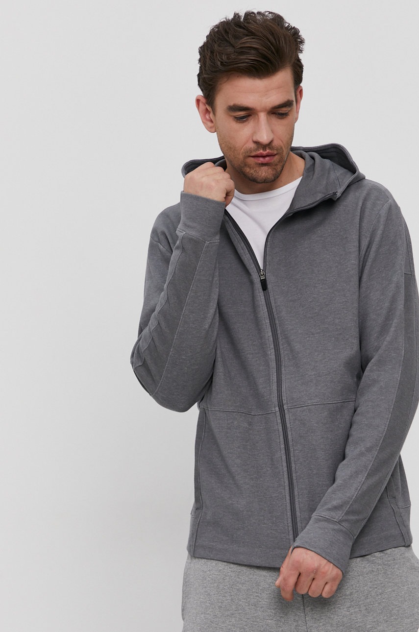 

Кофта Nike мужская цвет серый гладкая