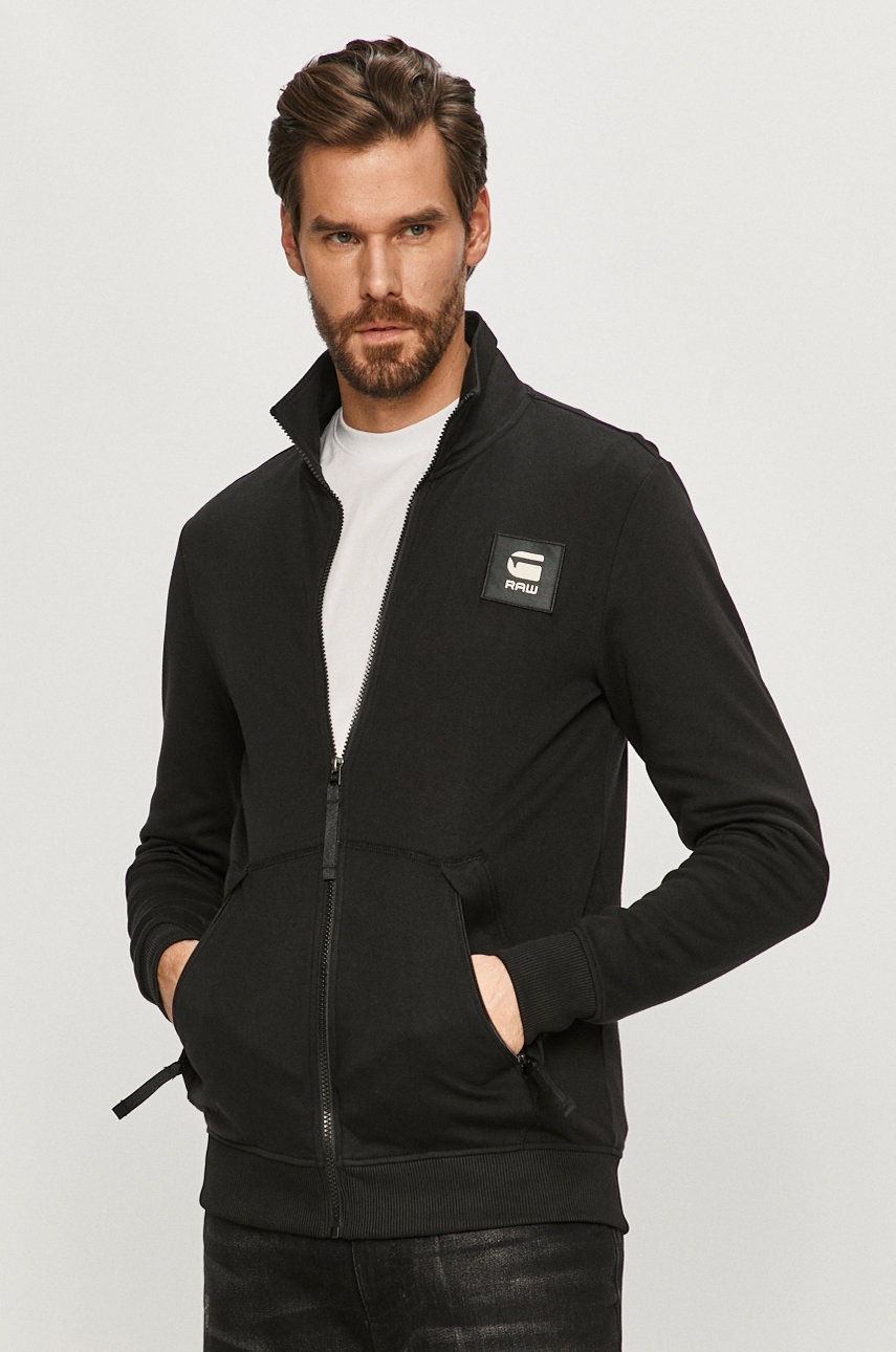

G-Star Raw - Памучен суичър, Черен
