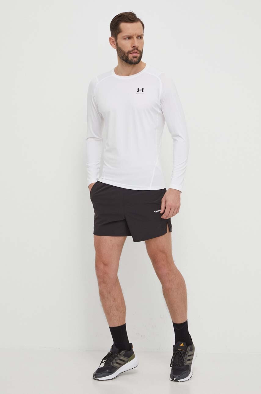 Μακρυμάνικο προπόνησης Under Armour χρώμα: άσπρο φωτογραφία