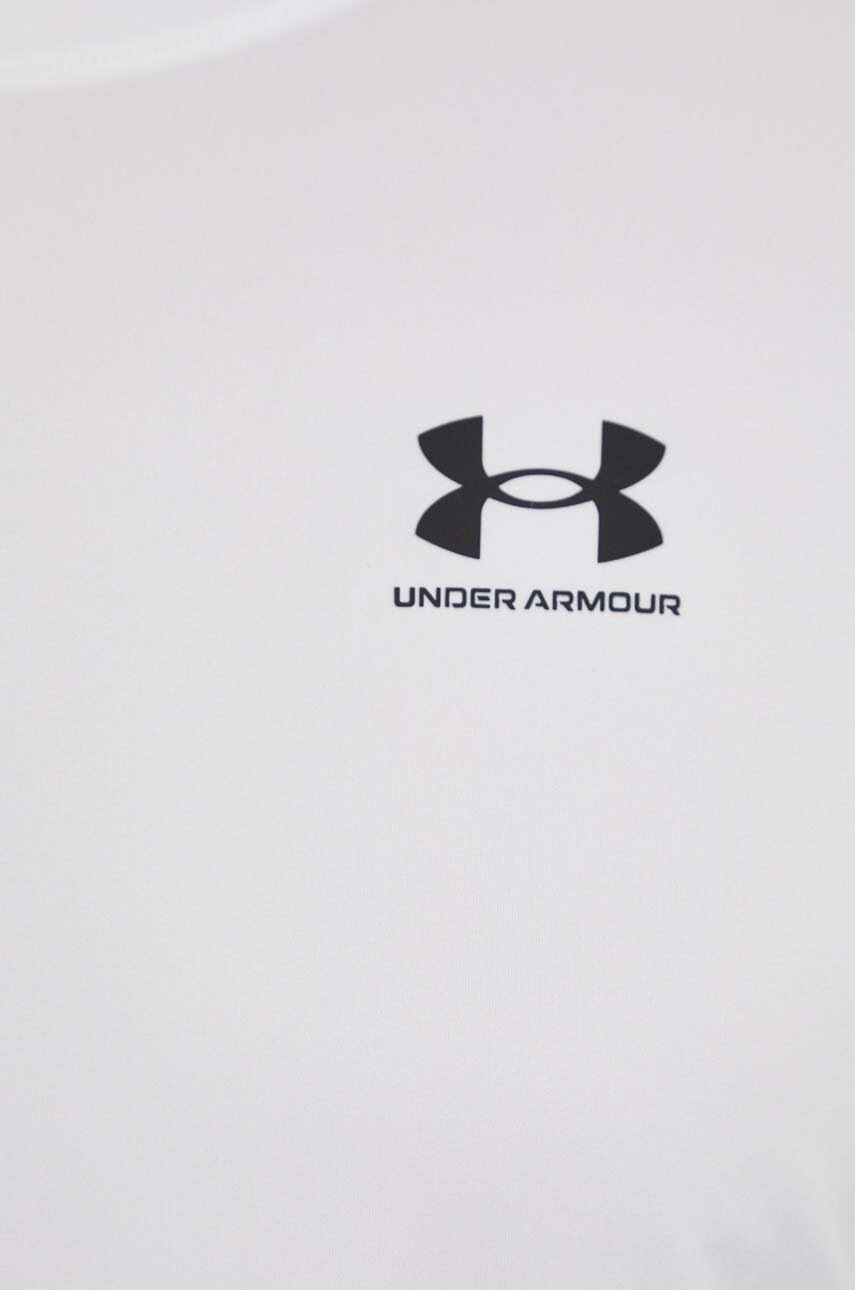 Μακρυμάνικο προπόνησης Under Armour χρώμα: άσπρο φωτογραφία