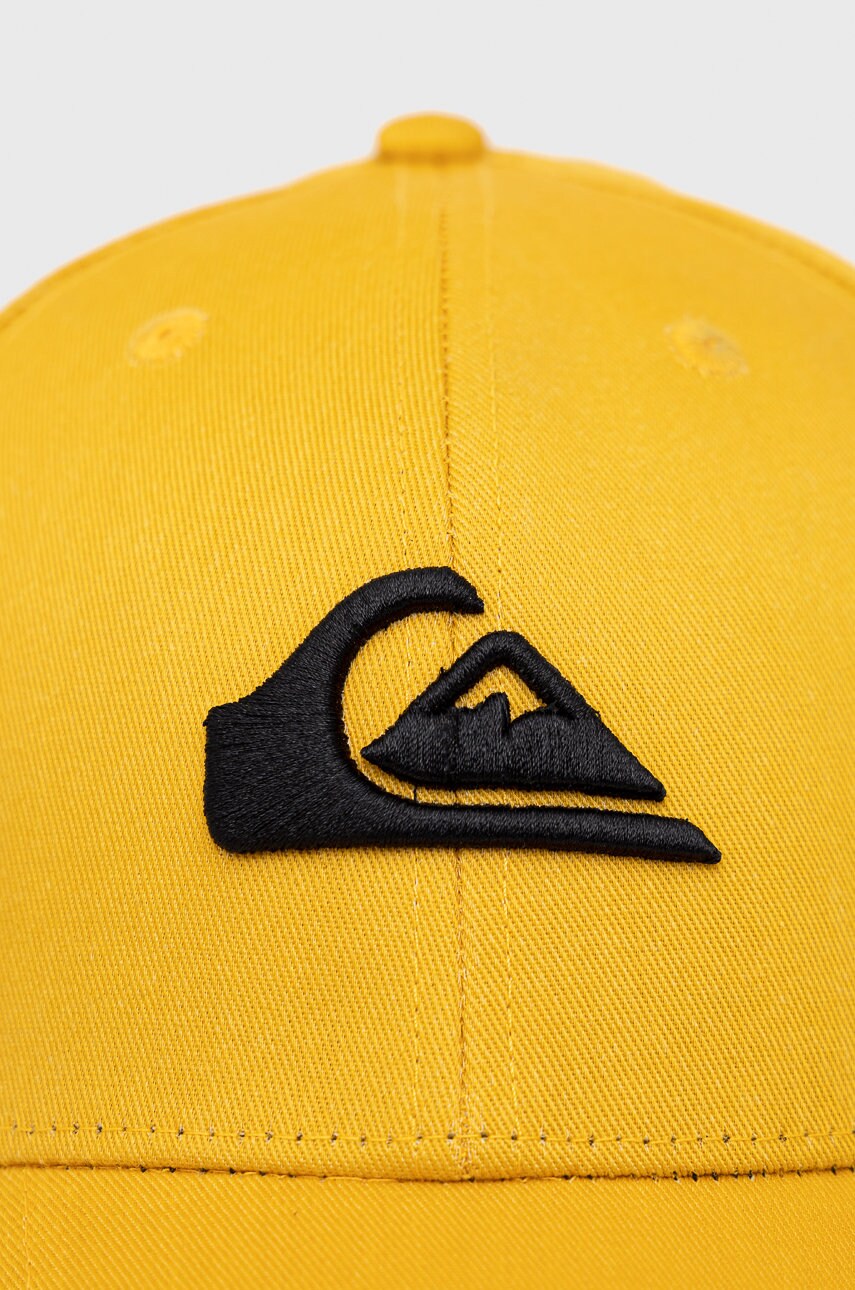 

Кепка Quiksilver колір жовтий з аплікацією