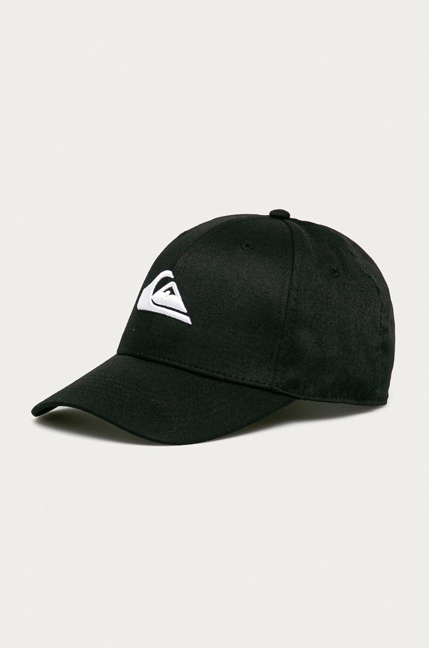 Quiksilver șapcă de baseball pentru copii culoarea negru, cu imprimeu