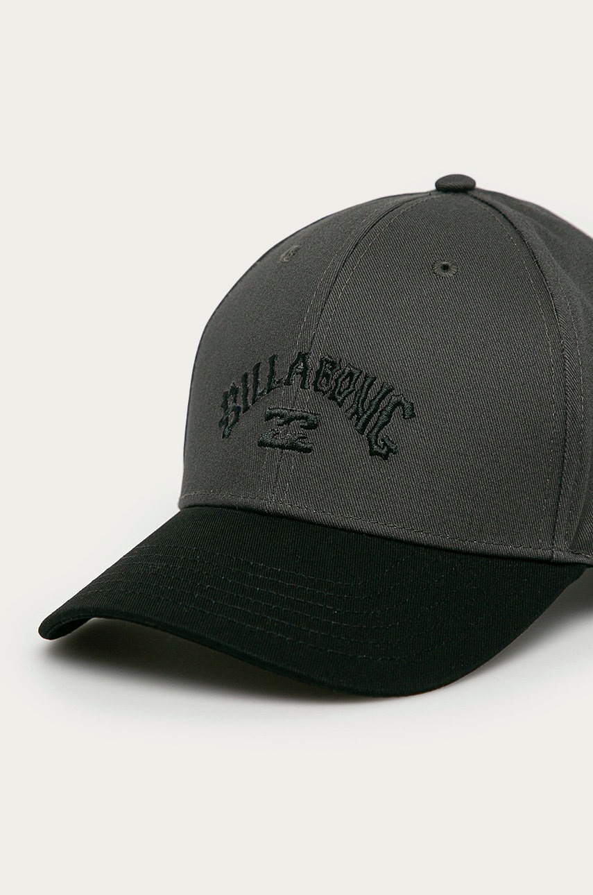 

Кепка Billabong колір сірий з принтом