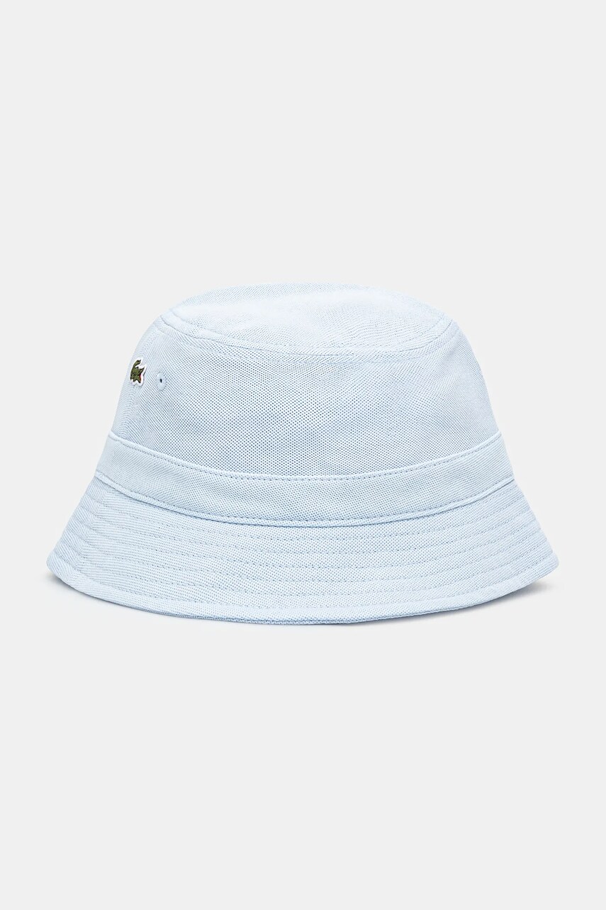 Levně Bavlněný klobouk Lacoste modrá barva, RK2056