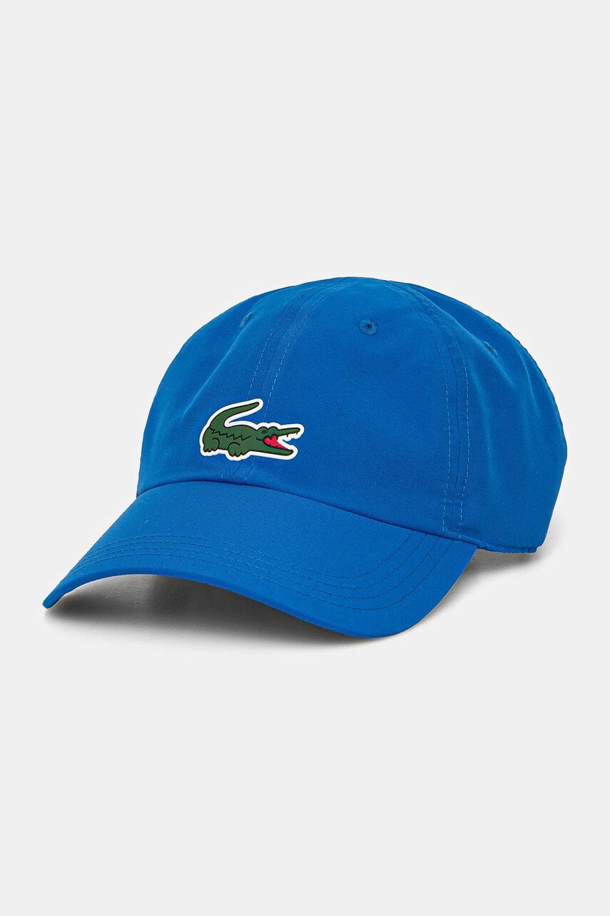 Levně Kšiltovka Lacoste modrá barva, s aplikací, RK2450