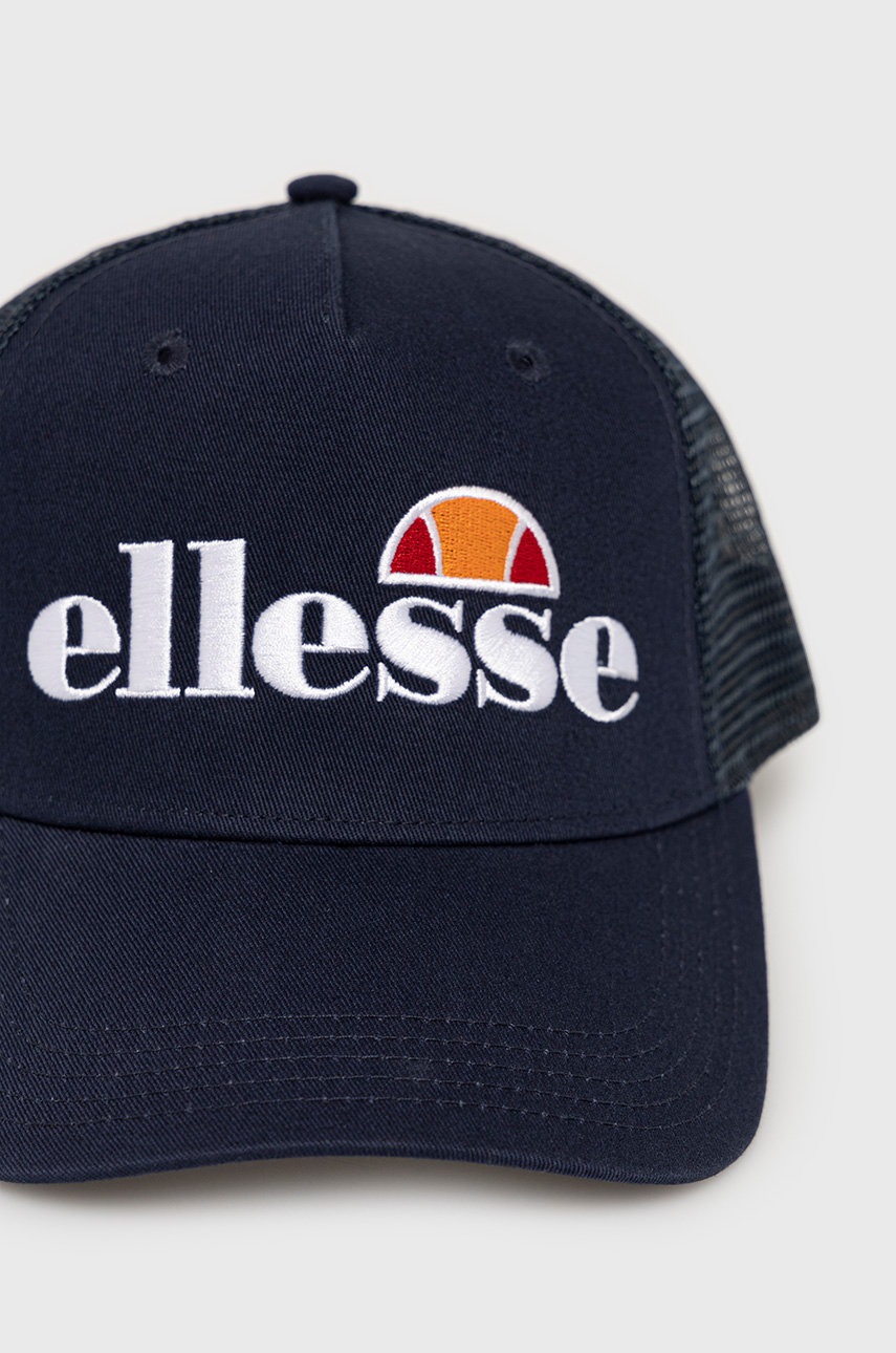 

Шапка Ellesse цвет синий с принтом