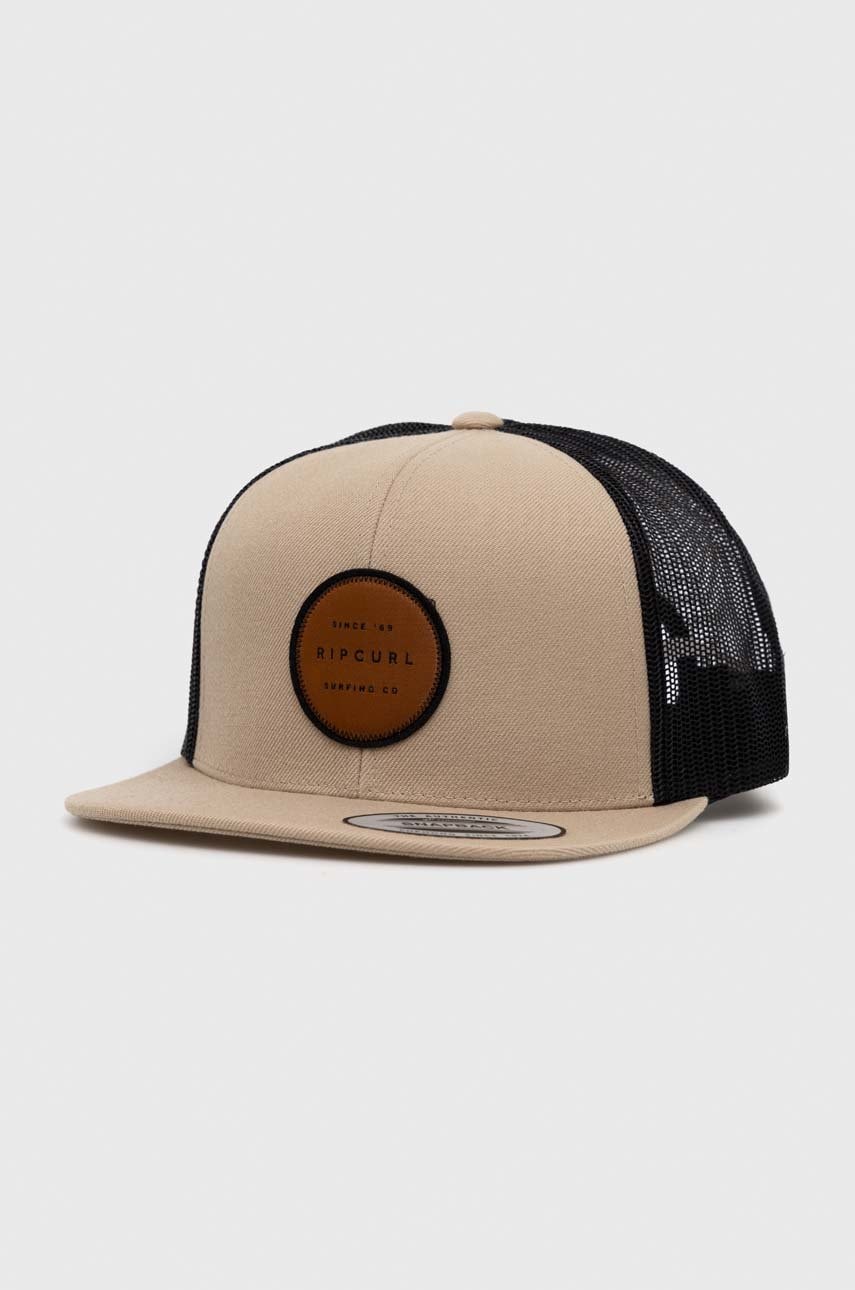 Rip curl sapca culoarea bej, cu imprimeu