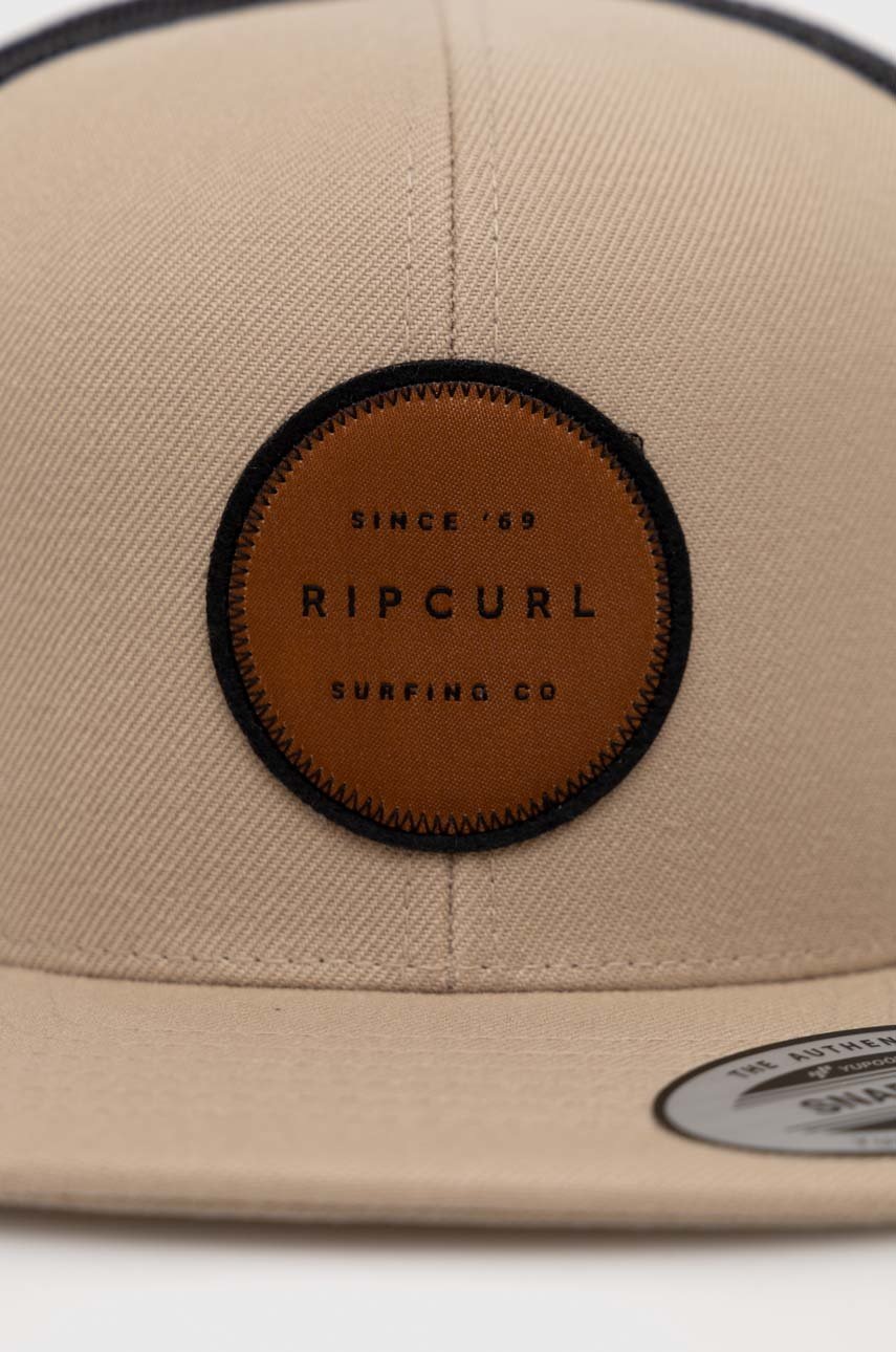 

Кепка Rip Curl цвет бежевый с аппликацией