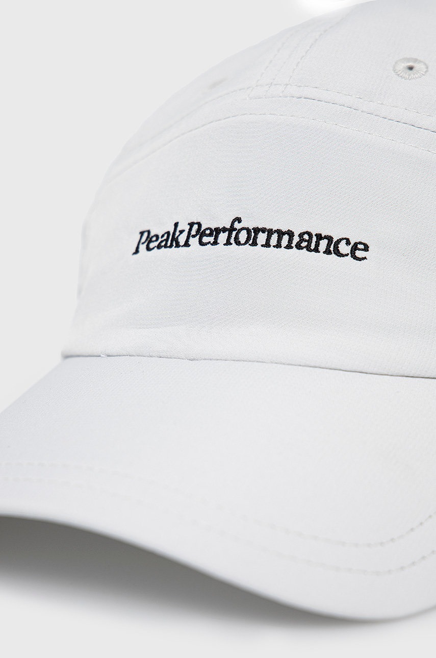 

Кепка Peak Performance цвет серый с аппликацией