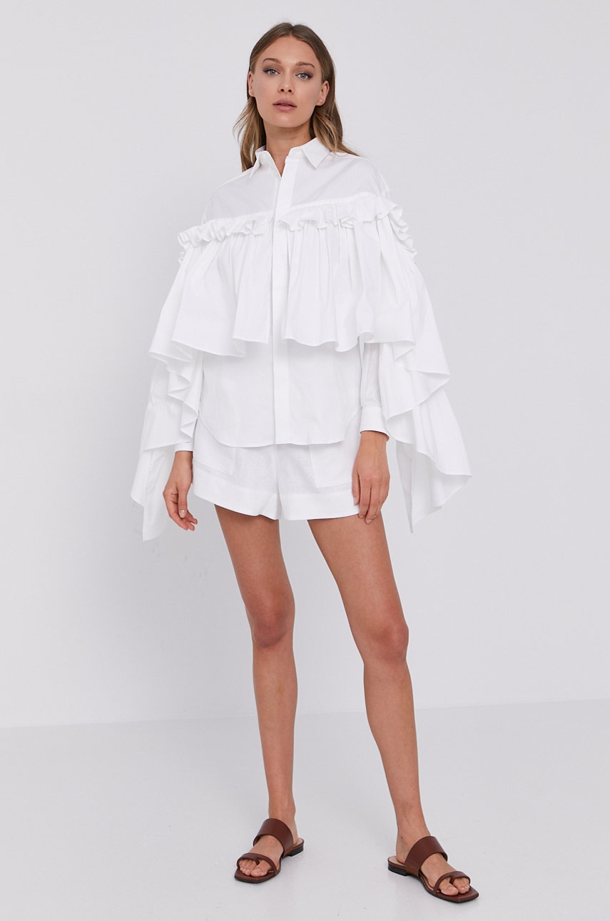 

Сорочка Red Valentino жіноча колір білий regular класичний комір