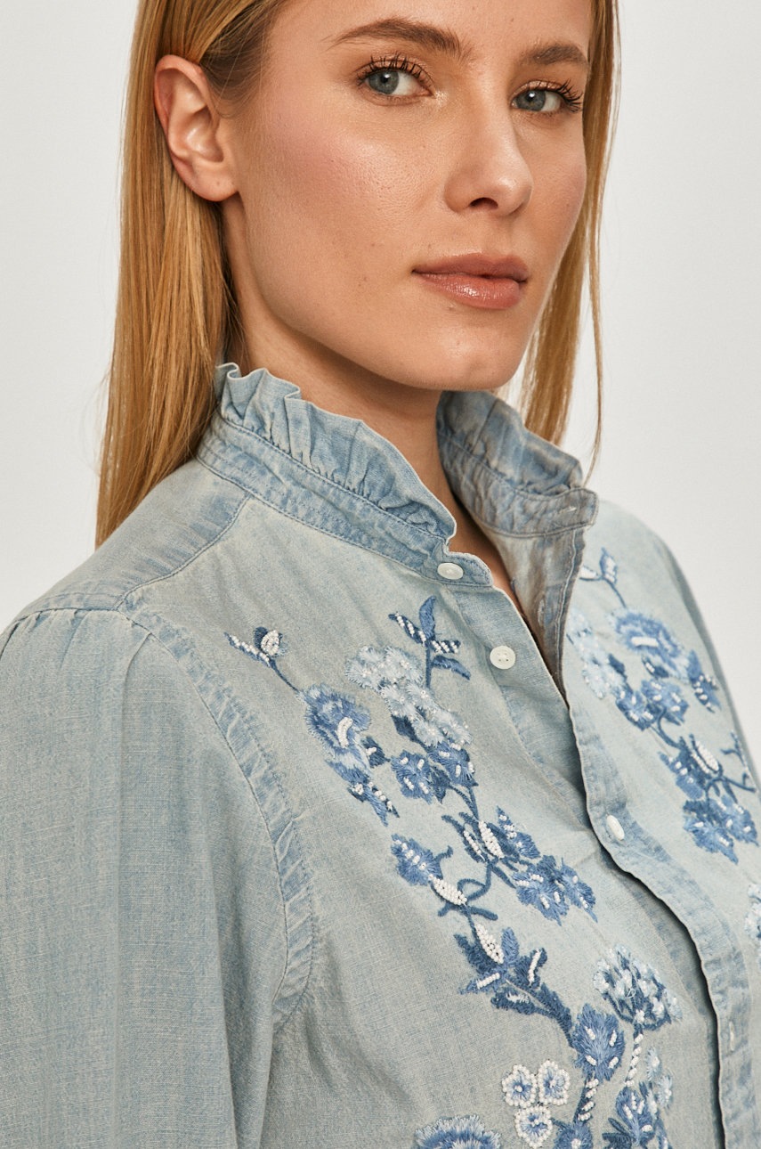

Сорочка Polo Ralph Lauren жіноча regular зі стійкою