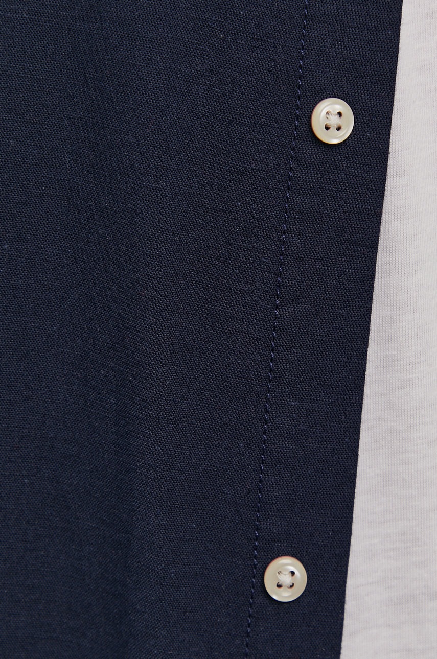 

Сорочка Jack & Jones чоловіча колір синій regular комір button-down