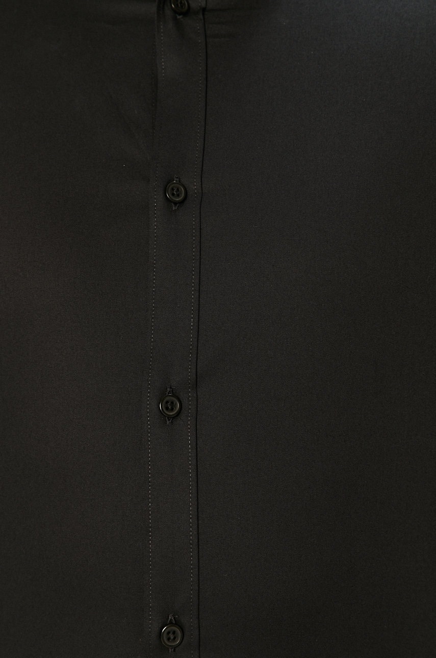 

Рубашка Premium by Jack&Jones мужская цвет чёрный slim классический воротник