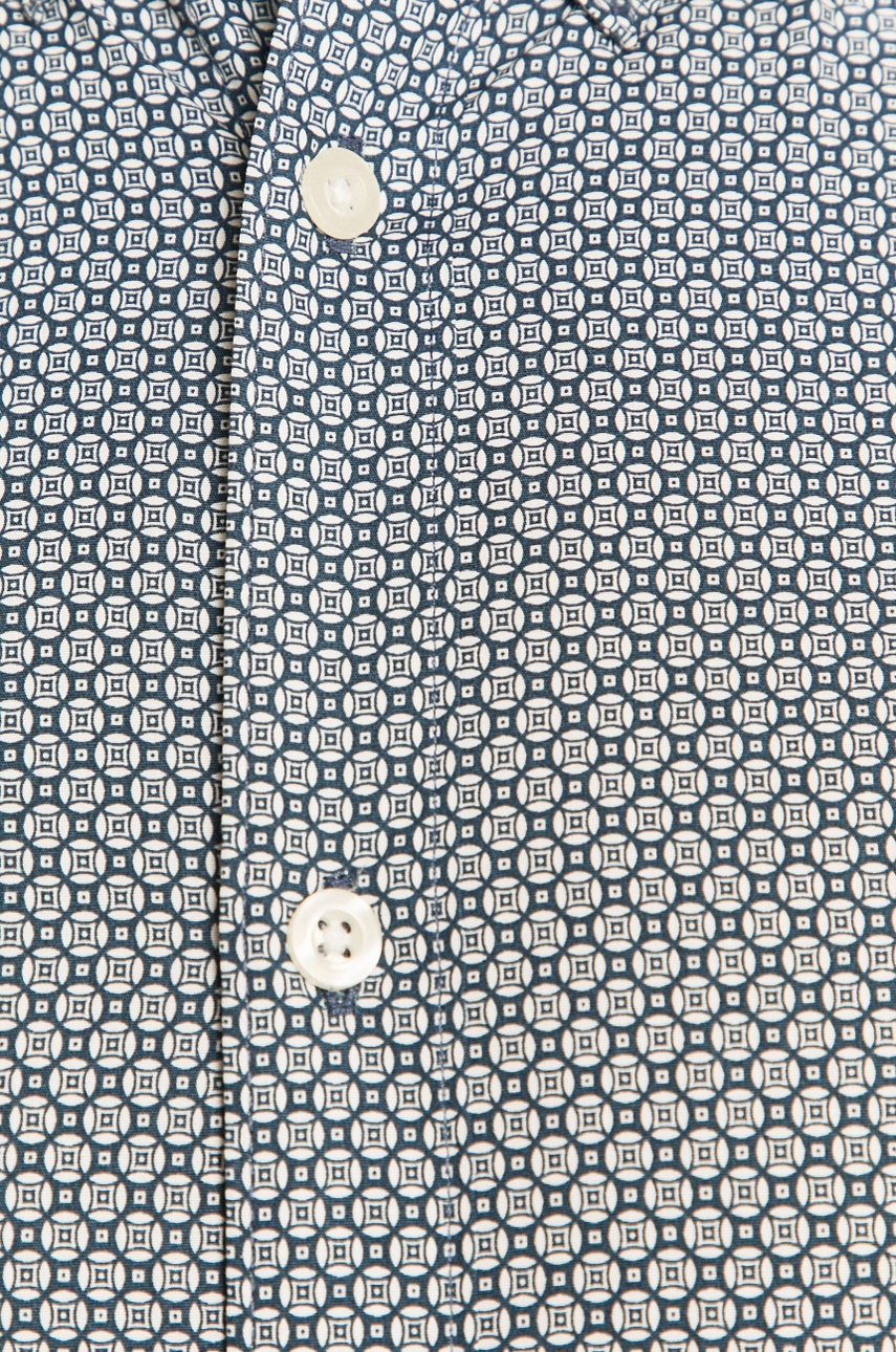 

Бавовняна сорочка Selected чоловіча колір білий regular комір button-down